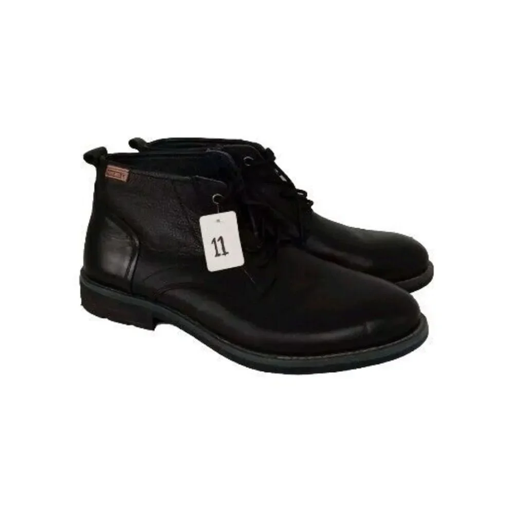 Pikolinos Chukka Boots Leather Ankle‎ Dress Casual Lace Up Black Size 11